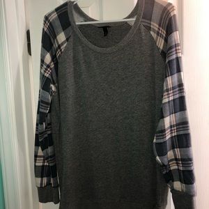 Plaid sweater